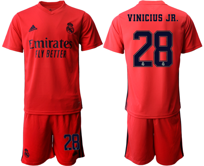 Men 2020-2021 club Real Madrid away #28 red Soccer Jerseys
